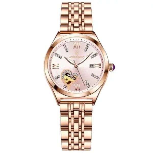 POEDAGAR 320  Luxury Classic Elegant Stainless Steel  - Rose Gold