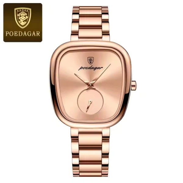 POEDAGAR 783 Luxury Elegant Women's Watch - Rose Gold