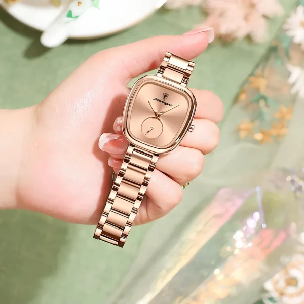 POEDAGAR 783 Luxury Elegant Women's Watch - Rose Gold