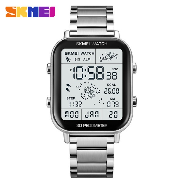 Skmei 1888 Digital Wrist Watch - Silver