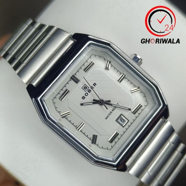 SOBER JC001 Steelness steel Men's Watch For-Silver