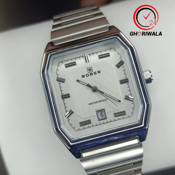 SOBER JC001 Steelness steel Men's Watch For-Silver