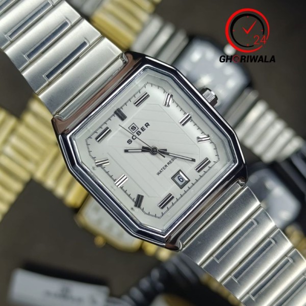 SOBER JC001 Steelness steel Men's Watch For-Silver