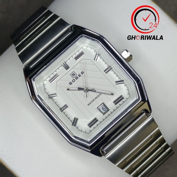 SOBER JC001 Steelness steel Men's Watch For-Silver