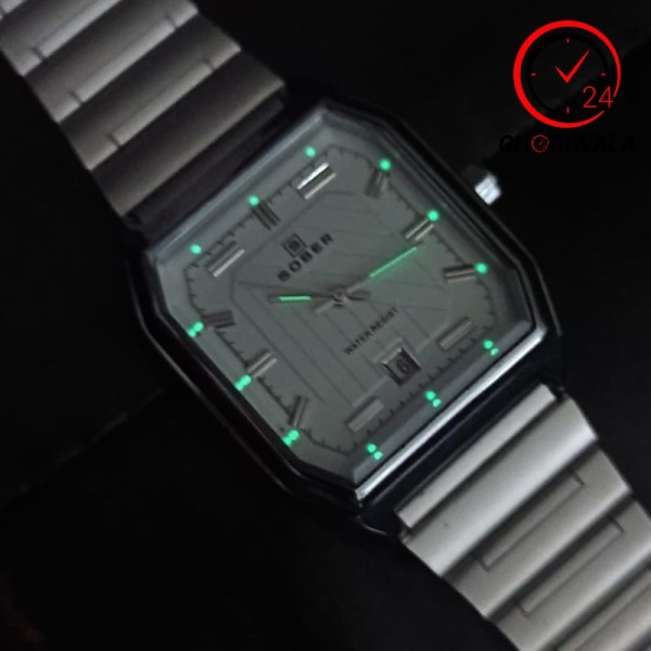 SOBER JC001 Steelness steel Men's Watch For-Silver