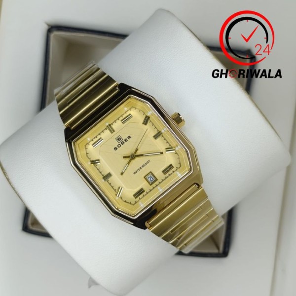 SOBER JC001 Steelness steel Men's Watch For-Golden