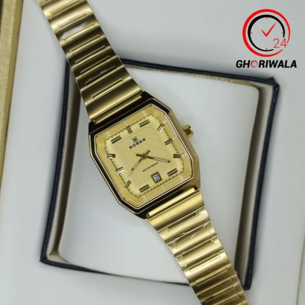 SOBER JC001 Steelness steel Men's Watch For-Golden