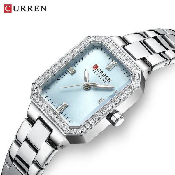 CURREN 9102 Stainless Steel Women Watches for - Silver & Fest