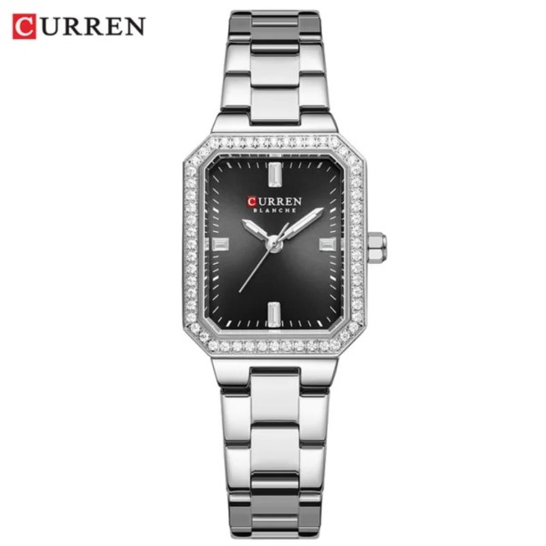 CURREN 9102 Stainless Steel Women Watches for - Silver & Black