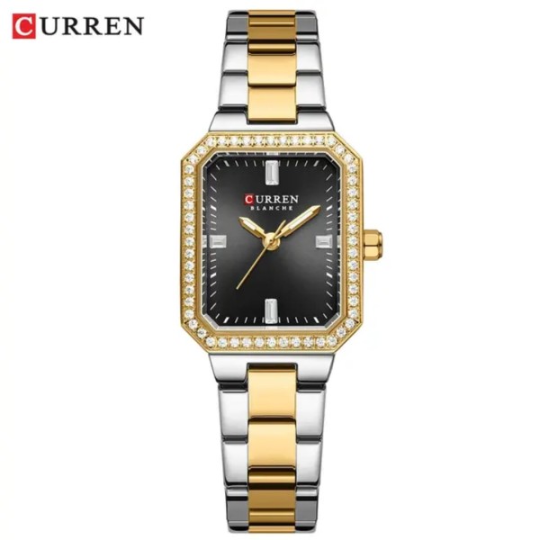CURREN 9102 Stainless Steel Women Watches for - Silver Gold & Black