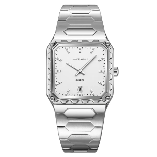 Skmei 9383 Luxury Quartz Watch for Men - White