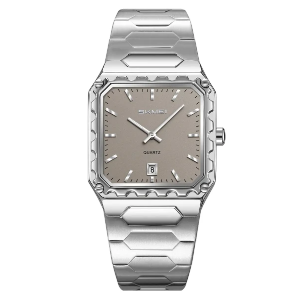 Skmei 9383 Luxury Quartz Watch for Men - Gray