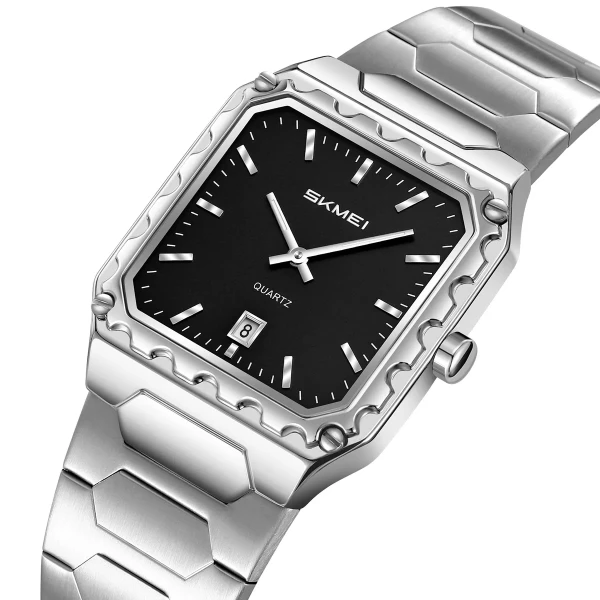 Skmei 9383 Luxury Quartz Watch for Men - Black