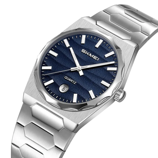 Skmei 9382 Luxury Quartz Watch for Men - Blue