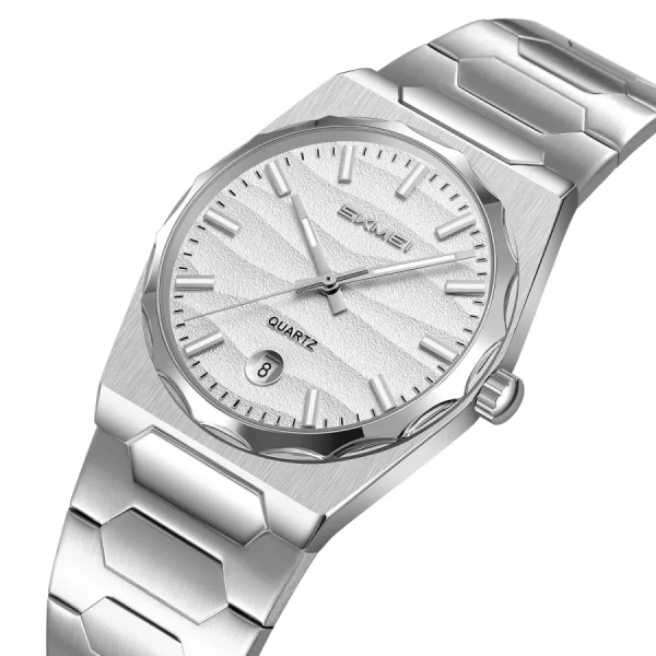 Skmei 9382 Luxury Quartz Watch for Men - White