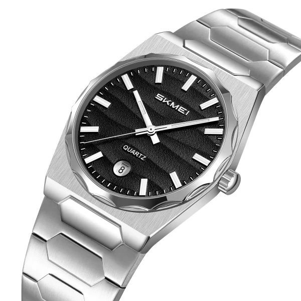 Skmei 9382 Luxury Quartz Watch for Men - Blak