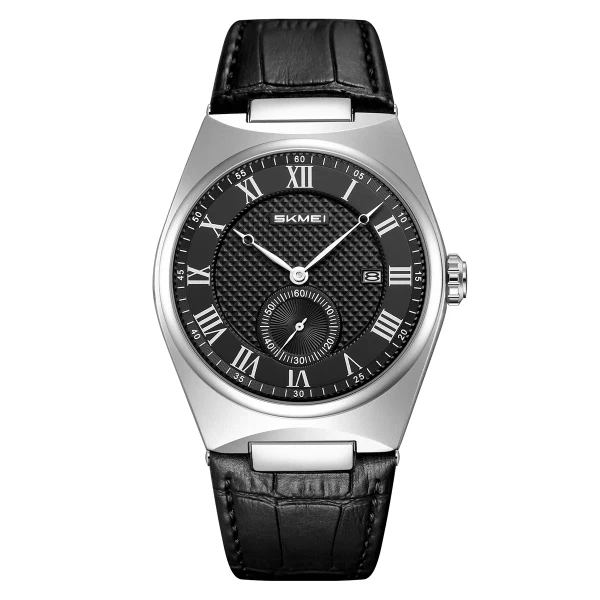 Skmei 9390 Luxury Quartz Watch for Men - Black